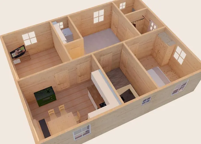 木屋 恩特尔格拉德尼尔宾馆 斯拉德明